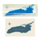Label cast artisan pen blank - Lake Ontario