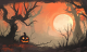 Label cast artisan pen blank - Halloween