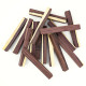 One of a Kind 088: Lot of 15 Kingwood pen blanks with sapwood 5/8