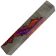One of a Kind 102: Fusion/Hybrid pen blanks Curly Maple black with purple & orange - limited run