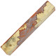 One of a Kind 117: Fusion hybrid pen blanks Stabilized box elder with silver & orange - limited run
