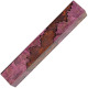 One of a Kind 124: Fusion hybrid pen blanks stabilized red wine Maple Burl red/brown & violet - limited run