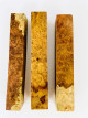 One of a Kind AMB 011: Lot of 3 Amboyna Burl pen blanks