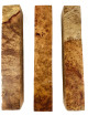 One of a Kind AMB 019: Lot of 3 Amboyna Burl pen blanks