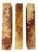 One of a Kind AMB 21: Lot of 3 Amboyna Burl pen blanks