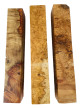 One of a Kind AMB 23: Lot of 3 Amboyna Burl pen blanks