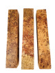 One of a Kind AMB 012: Lot of 3 Amboyna Burl pen blanks