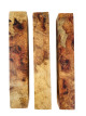 One of a Kind AMB 013: Lot of 3 Amboyna Burl pen blanks