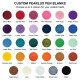 Custom Pearlux pen blanks – choose your own colours and we make to order