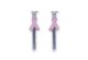Pink ribbon breast cancer awareness pen clip for Slimline 7 mm - chrome