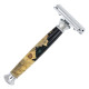 Basics safety style razor handle kit chrome