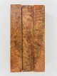 Stabilized Amboyna Burl pen blanks - Amber