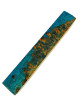 Stabilized Amboyna Burl pen blanks - Electric Blue
