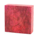Stabilized Maple Burl ring blank extreme pink – product of Canada