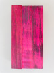 Stabilized double dyed Maple pen blanks black & extreme pink - product of Canada