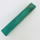 Stabilized double dyed Maple pen blanks black & teal - product of Canada