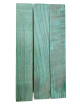 Stabilized double dyed Maple pen blanks black & teal - product of Canada