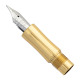 Fountain pen assembly for Wilfred rollerball pen kit - gold