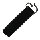 Ten-pack velvet pen pouches black