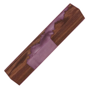 One of a Kind 049: Fusion/Hybrid pen blanks Kingwood purple - limited run