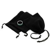 Black ring pouches - three pack