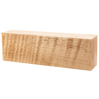 Knife block - Curly Maple 1" x 1-1/2" x 5" Product of Canada
