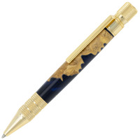 Headwind ballpoint pen kit by Beaufort gold