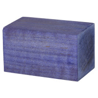 Stabilized Curly Maple bottle stopper blank purple haze 1-1/2 x 1-1/2 x 2-1/2 - product of Canada