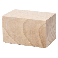 Ash bottle stopper blank - 1-1/2" x 1-1/2" x 2-1/2" 