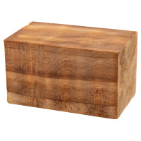 Stabilized Curly Redwood bottle stopper blank 1-1/2 x 1-1/2 x 2-1/2