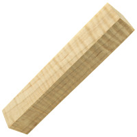 Stabilized Curly Maple pen blanks natural exceptional - product of Canada