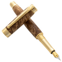 Leveche fountain pen kit by Beaufort upgrade gold