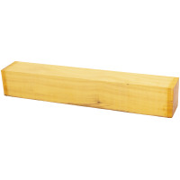 Yellowheart spindle blank 2 x 2 x 12