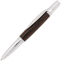 Zephyr ballpoint pen kit by Beaufort chrome