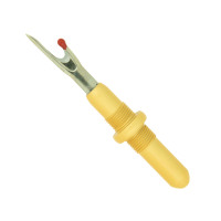 Double seam ripper replacement blade - large satin gold