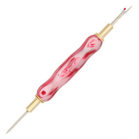 Seam ripper kit gold with small blade and stiletto