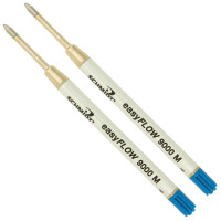 Schmidt Easy Flow 9000 Parker style ink refills blue - two pack
