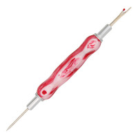 Seam ripper kit chrome with small blade and stiletto