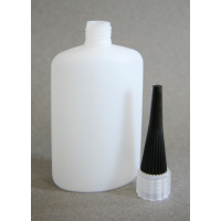 E-Z Bond CA glue bottle, lid and cap 2 OZ