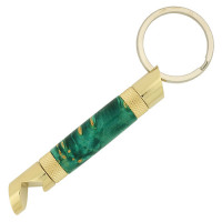 Bottle opener key chain kit gold