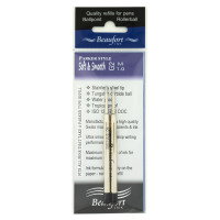 Parker-style ink refills Soft & Smooth by Beaufort black - 2 pack