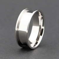 INLAY ring core stainless steel - 6 mm wide inlay groove