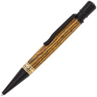 Aquilo ballpoint pen kit by Beaufort black chrome