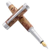Leveche fountain pen kit by Beaufort chrome 