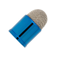 Fibre mesh stylus tip blue titanium FINAL SALE