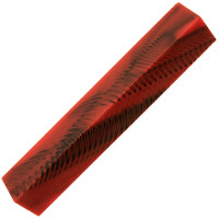 Poly resin pen blank - Cardinal