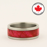 JDG stainless steel two-piece ring core 4 mm width - product of Canada