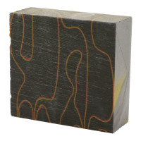 Acrylic ring blank #529 - Gunmetal Swirl