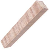 Stabilized curly maple pen blanks mauve - product of Canada