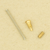 Replacement spring, screw and flint for lighter key ring